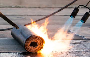 Commercial End asphalt flat roofing repairs