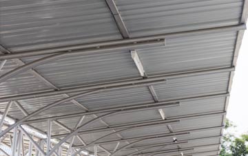 installing Commercial End metal roofing